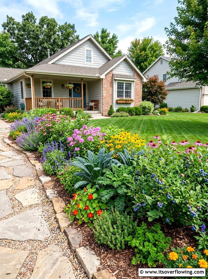 Edible Landscape Garden - 25 garden ideas with vegetables