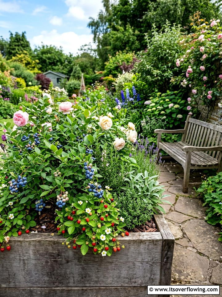 Edible Landscape Planter - 25 creative garden ideas with tea gardens