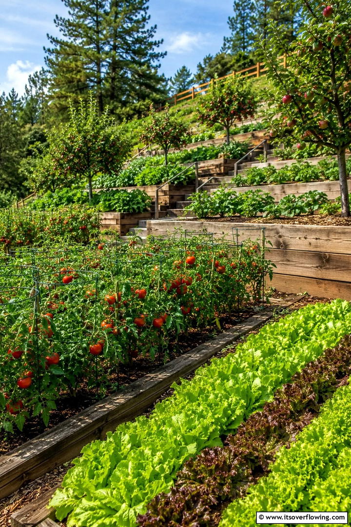 Edible Slope Garden - 30 Sloped Garden Ideas to Transform Challenging Yards