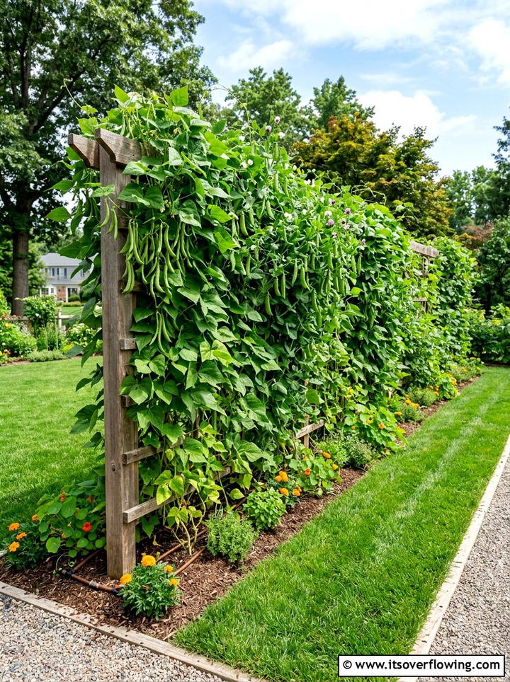 Edible privacy screen - 25 garden design ideas with edible plants