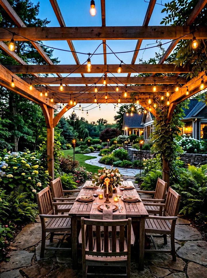 Edison Bulb Lighting - 25 backyard decorating ideas with boho accents