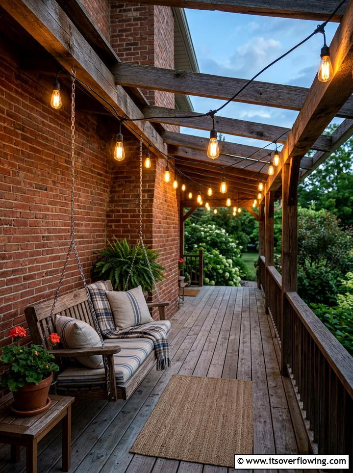 Edison Bulb String Lights For Porch - 25 front porch ideas with string lights