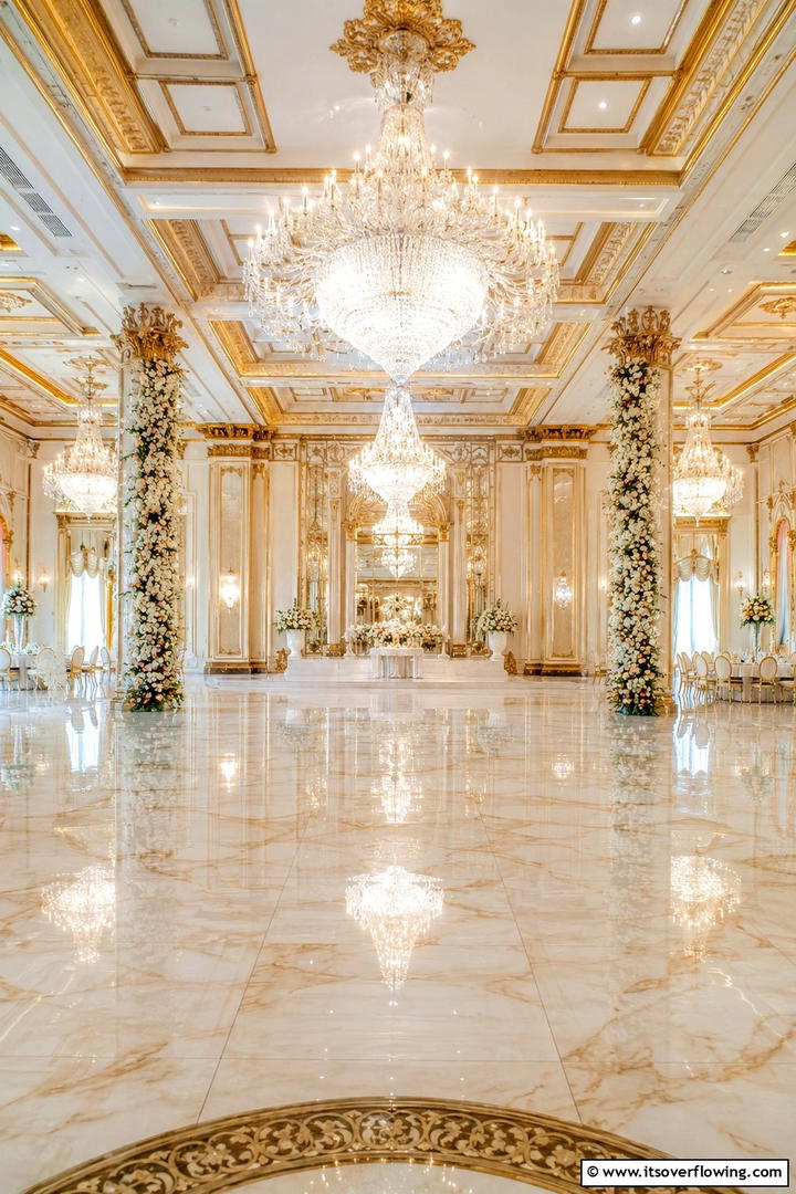 Elegant Ballroom Romance - 30 Romantic Wedding Ideas for an Intimate and Memorable Day