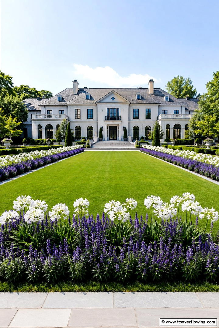 Elegant Border Blooms - 30 Perennial Flower Bed Ideas for Year-Round Blooms