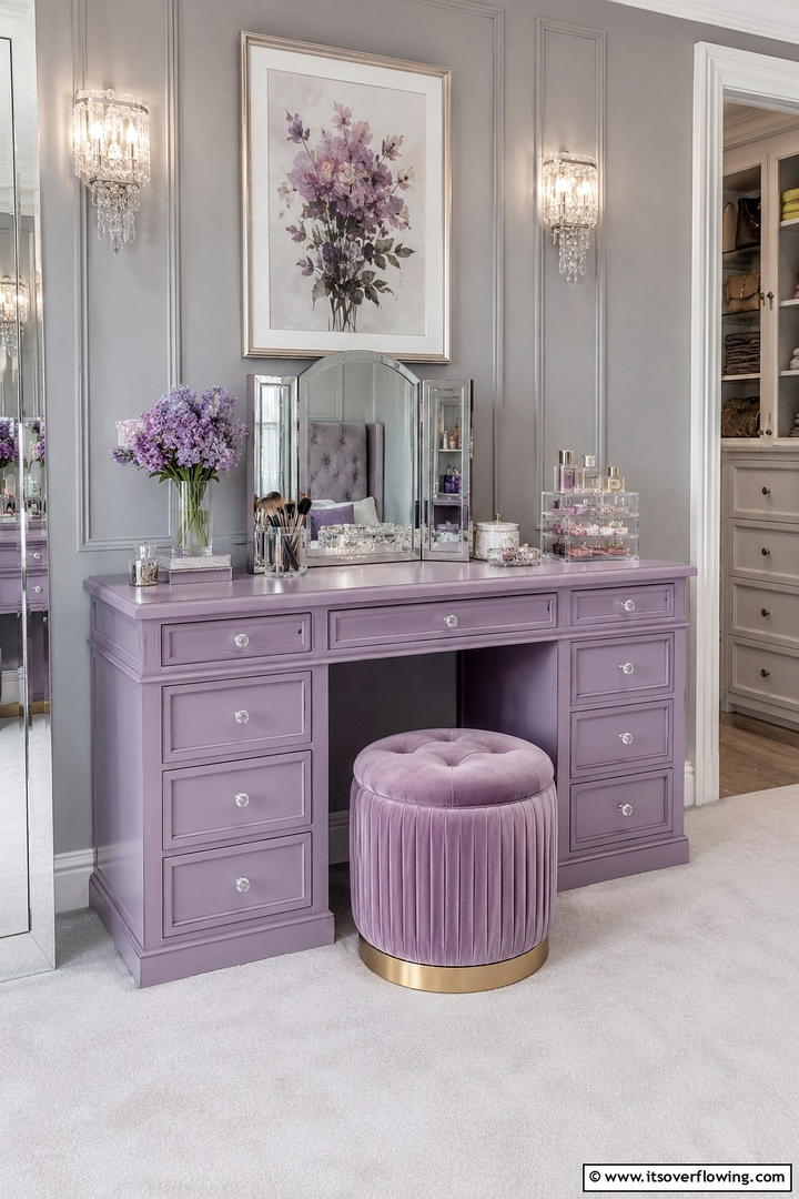 Elegant Painted Vanity Upgrade - 30 Painted Furniture Ideas to Revamp Your Home Décor