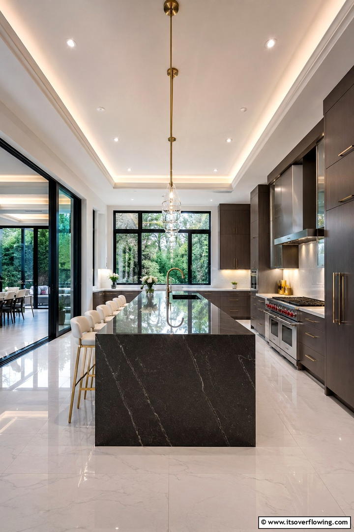 Elevated Aesthetics with Quartz - 30 Quartz Kitchen Countertops for Modern & Durable Surfaces