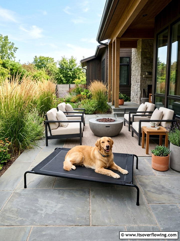 Elevated Dog Bed For Porch - 25 front porch ideas with dog friendly setup
