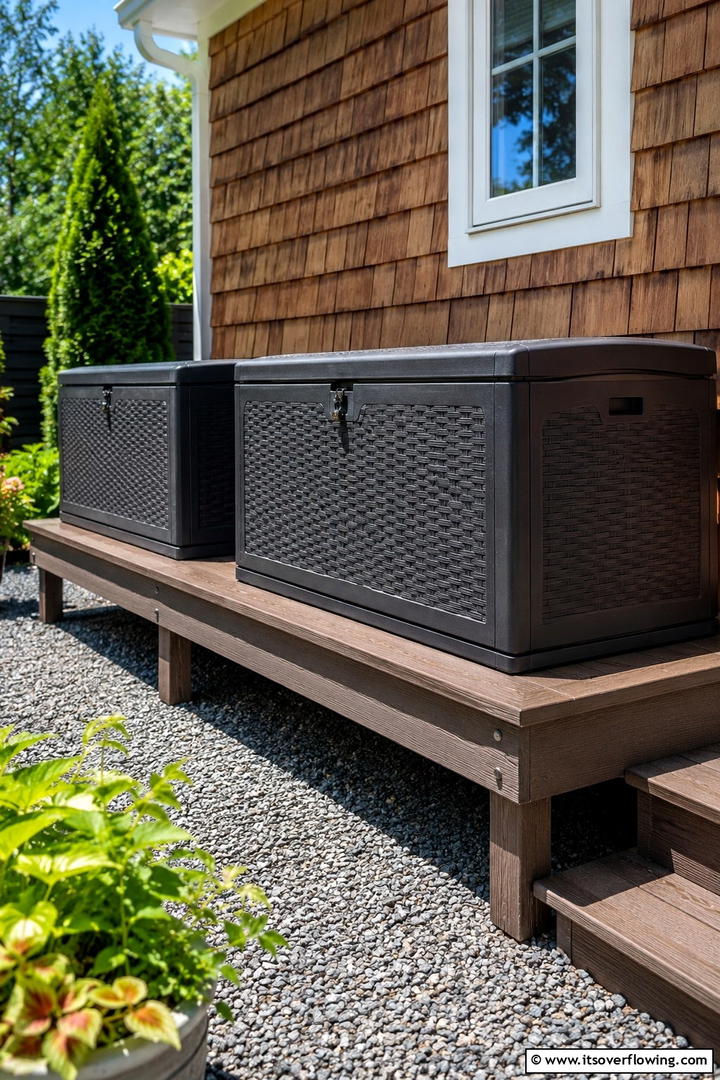 Elevated Storage Platforms - 30 Outdoor Toy Storage Ideas to Keep Your Yard Clutter-Free