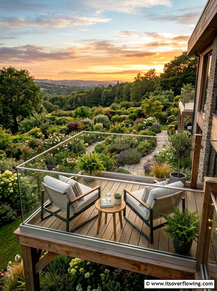 Elevated deck nook - 25 creative garden ideas with hidden garden corners