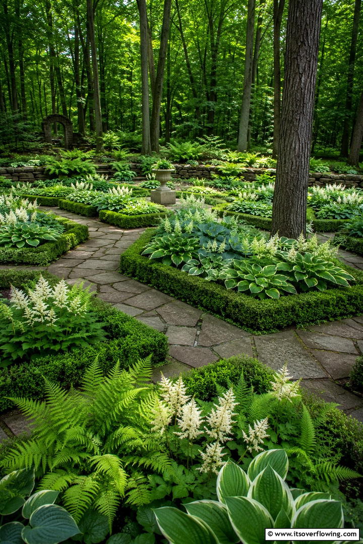 Enchanted Woodland - 30 Parterre Garden Ideas for Elegant Outdoor Spaces