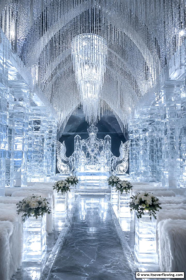 Enchanting Ice Palace Wedding - 30 Romantic Wedding Ideas for an Intimate and Memorable Day