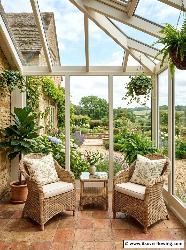 Enclosed Sunroom Patio - 25 backyard decorating ideas with pillows