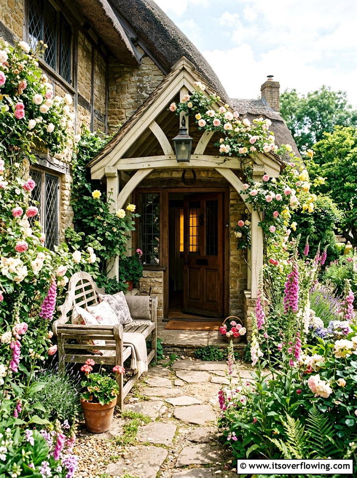 English Cottage Porch - 25 front porch ideas for year round style