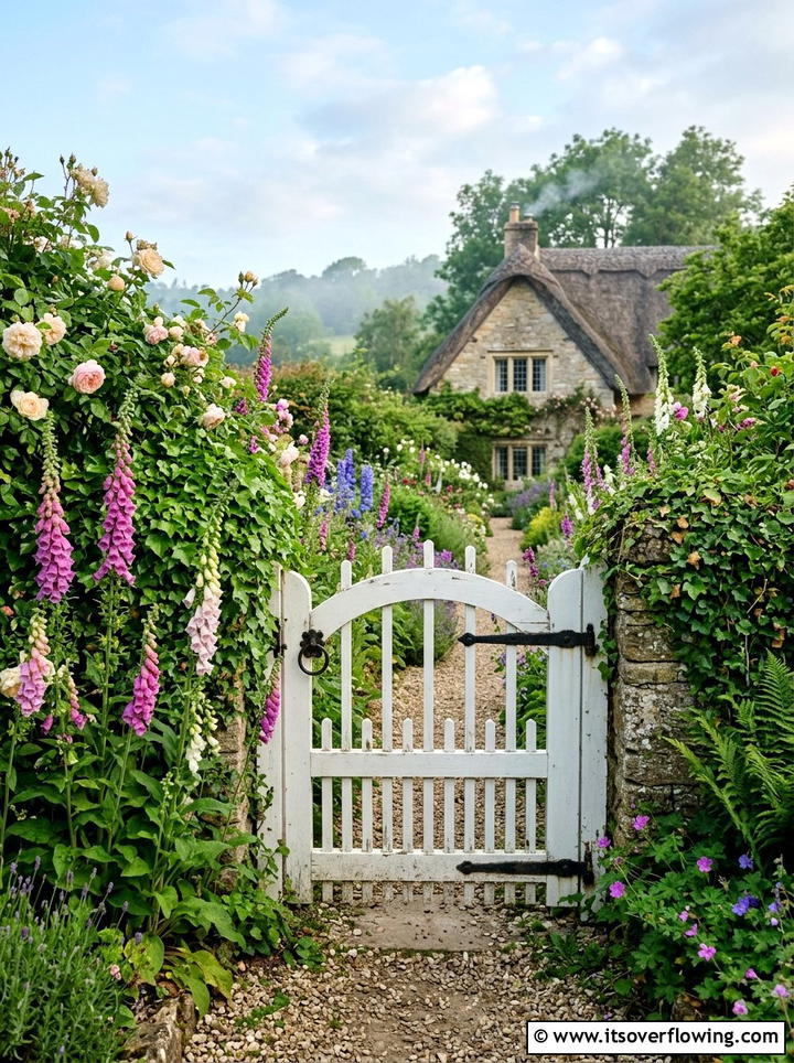 English cottage garden gate - 25 garden ideas for english style