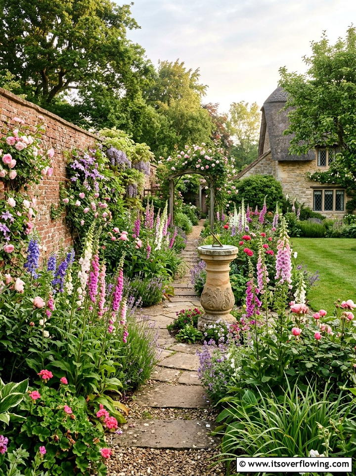 English country backyard - 25 backyard ideas with butterfly garden