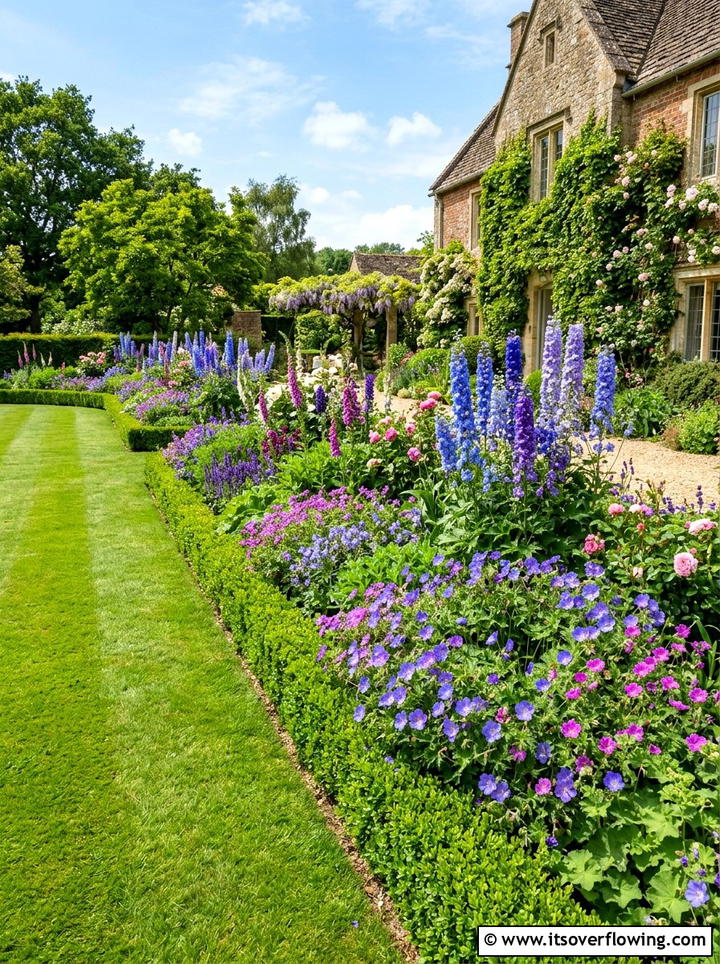 English perennial garden - 25 garden ideas for backyards