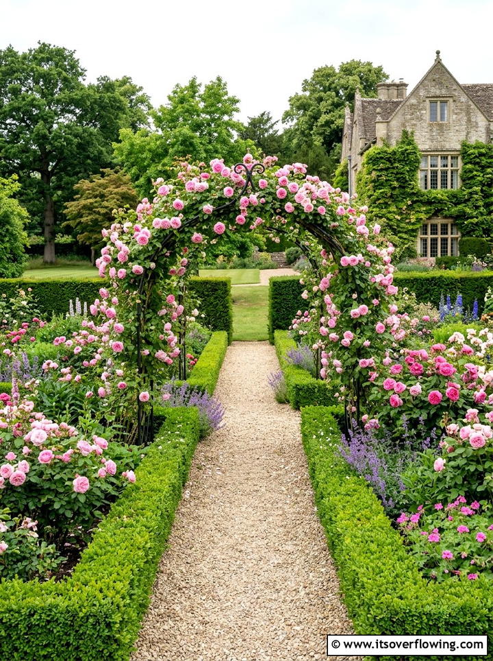 English rose garden - 25 garden design ideas for projects