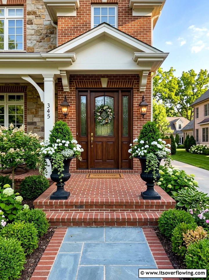 Entryway porch planter - 25 garden ideas with planters