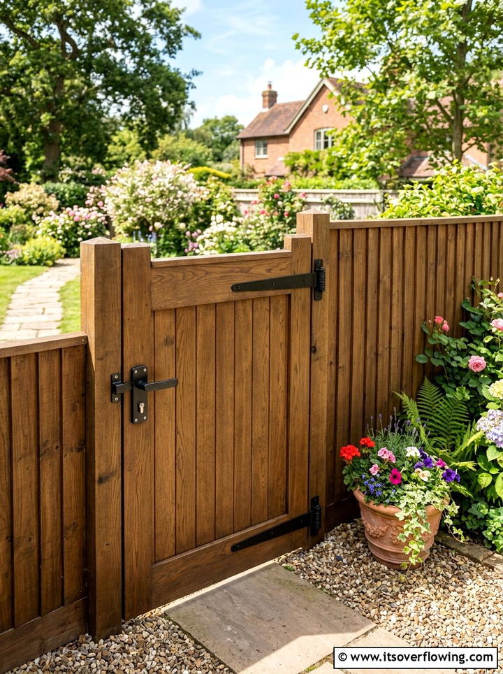 Escape Proof Gate - 25 garden design ideas for pet friendly yards