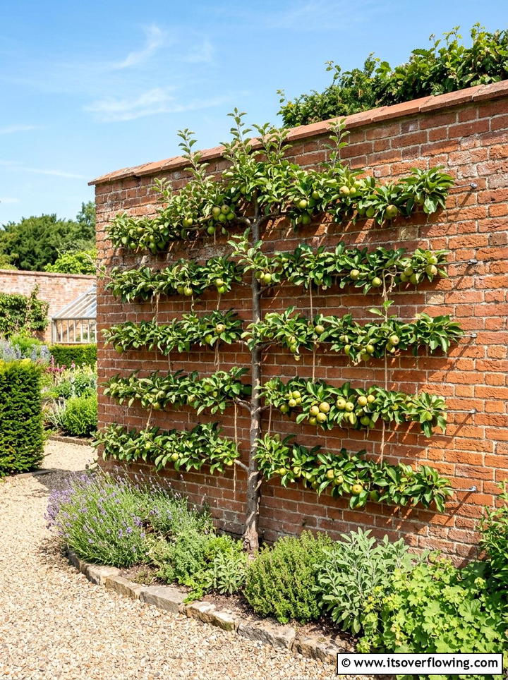 Espalier Fruit Tree - 25 garden design ideas for fence lines