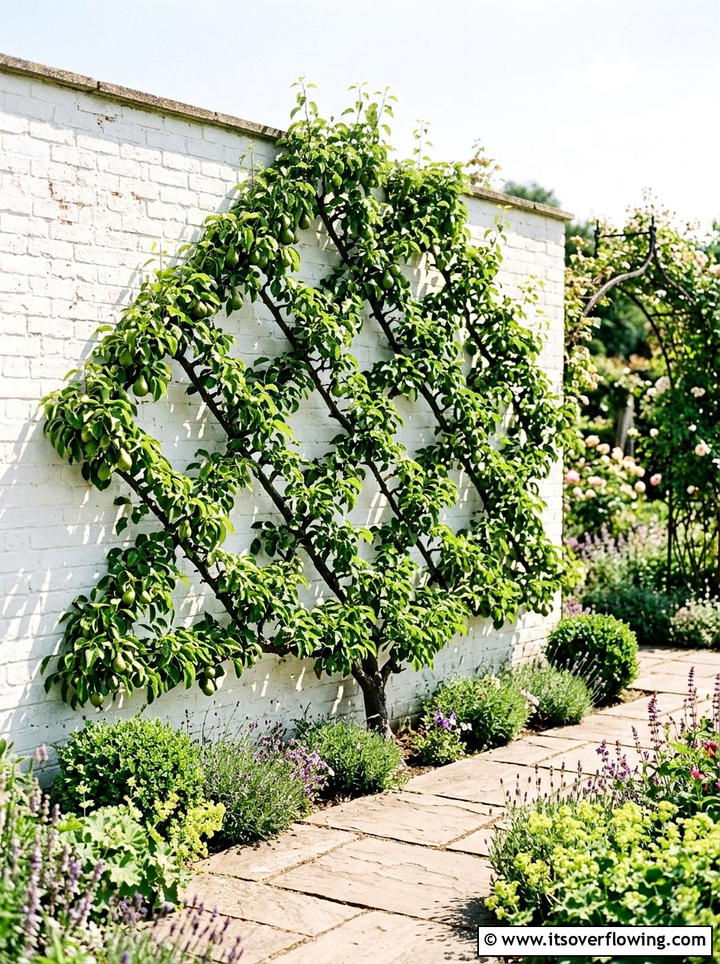 Espalier Fruit Tree - 25 creative garden ideas for side yards