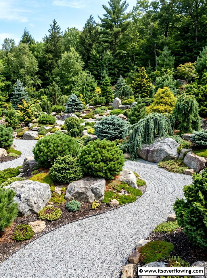 Evergreen Espalier Wall - 25 garden design ideas with evergreen structure