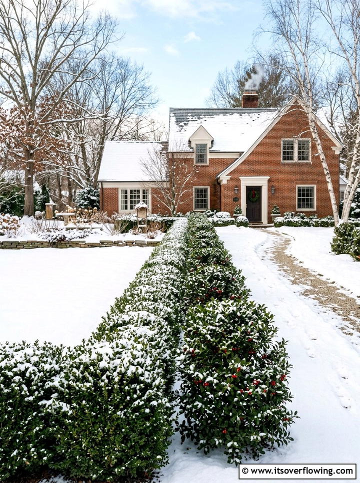 Evergreen Shrub - 25 garden ideas for cold climate