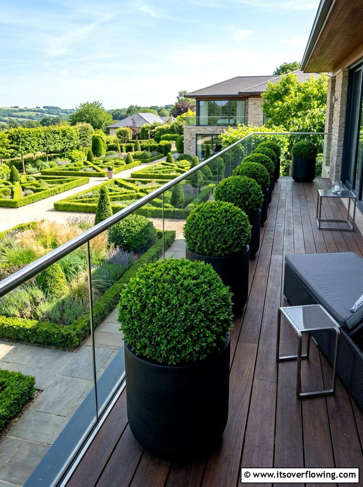 Evergreen Shrubs For Balcony - 25 small garden ideas for windy balconies