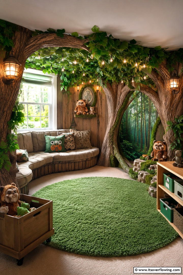 Ewok Forest Corners - 25 Star Wars Room Ideas for Every Fan’s Dream Space