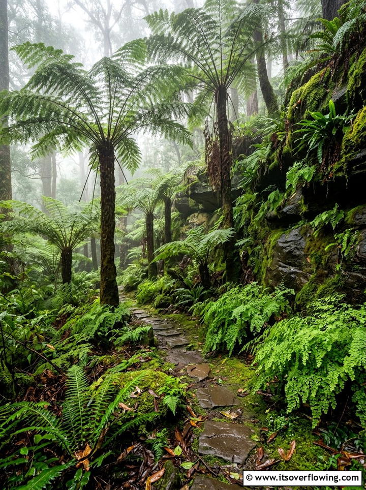 Exotic fern garden - 25 garden design ideas with tropical foliage