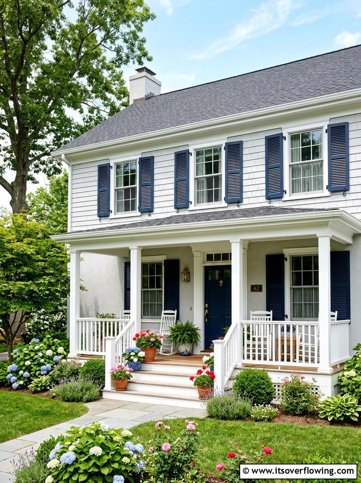 Exterior Window Shutters - 25 front porch ideas on a budget