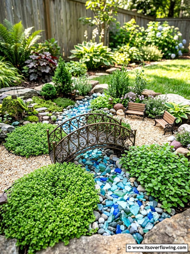Fairy Garden Bridge - 25 garden ideas with fairy gardens