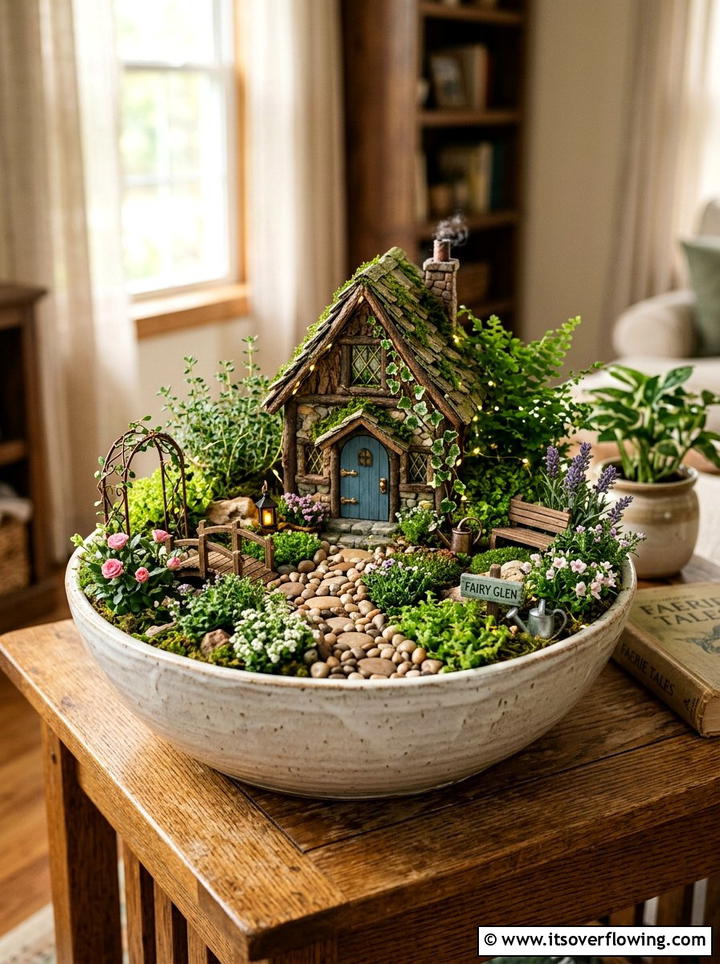 Fairy Garden Container - 25 garden ideas for apartments