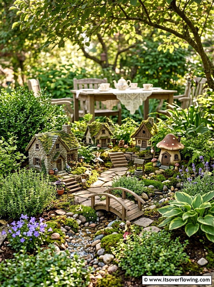 Fairy Garden Decor - 25 creative garden ideas with tea gardens
