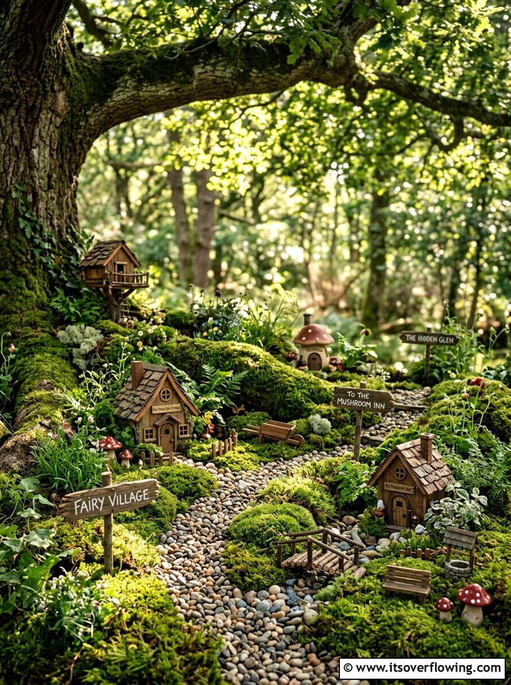 Fairy Garden Decor - 25 creative garden ideas with personalized signs