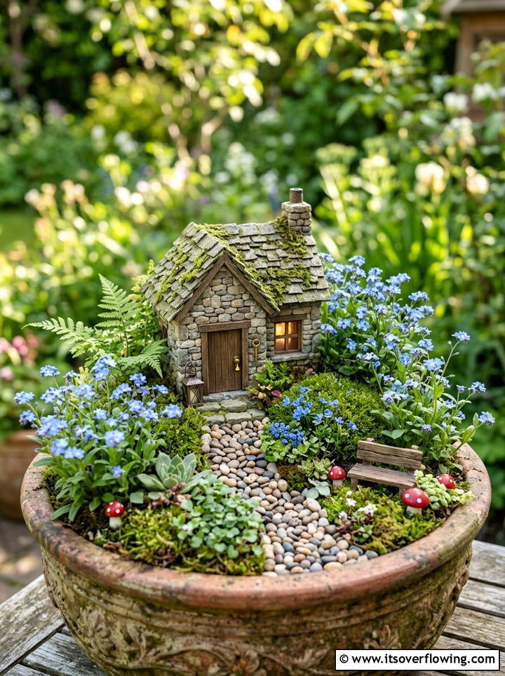 Fairy Garden Floral Decor - 25 backyard decorating ideas with floral displays