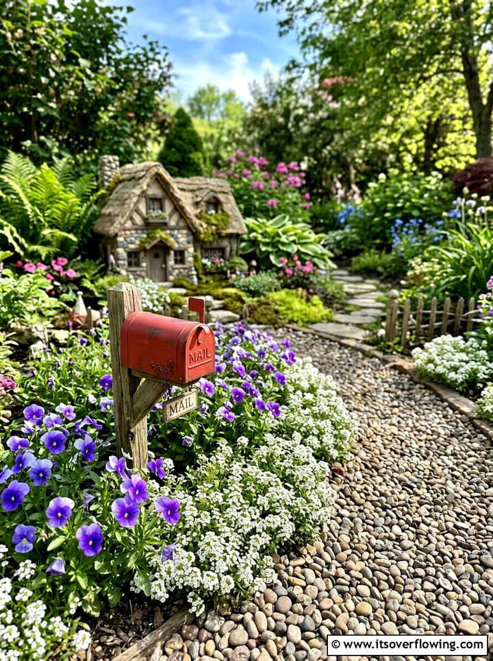Fairy Garden Mailbox - 25 garden ideas with fairy gardens
