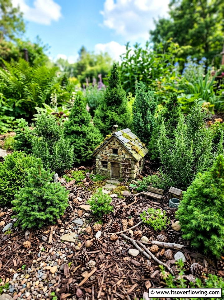 Fairy Garden Pine Trees - 25 garden ideas with fairy gardens