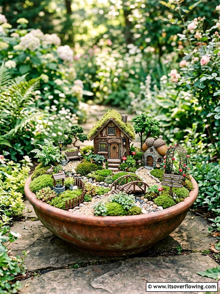 Fairy Garden Planter - 25 garden ideas for balconies