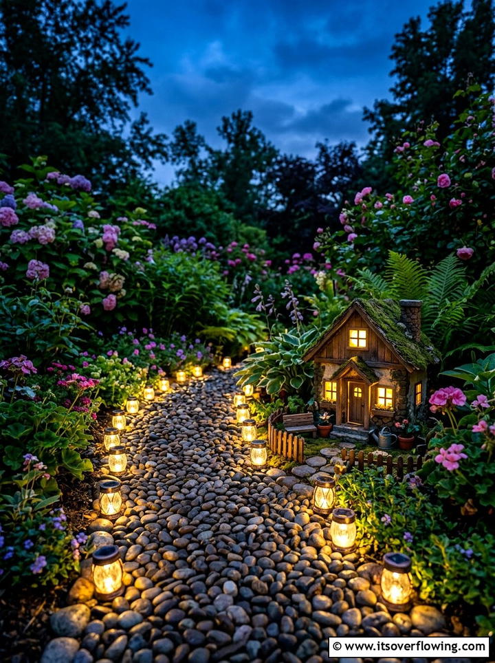 Fairy Garden Solar Lights - 25 garden ideas with fairy gardens