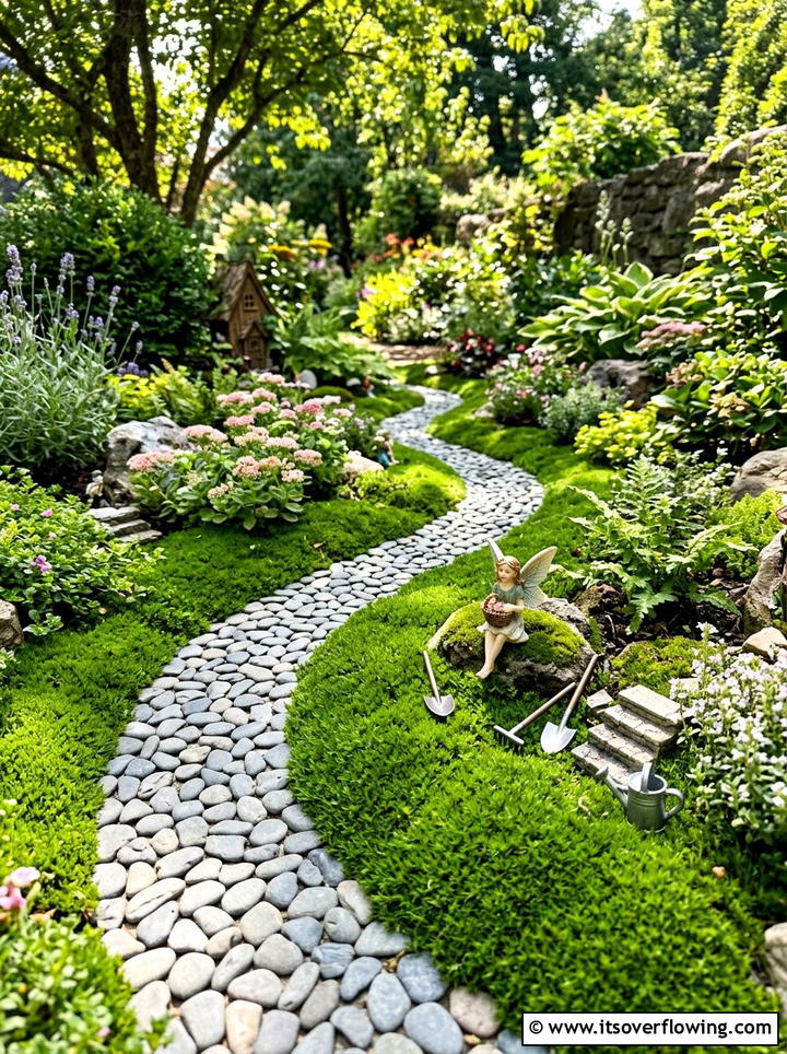 Fairy Garden Stone Path - 25 garden ideas with fairy gardens