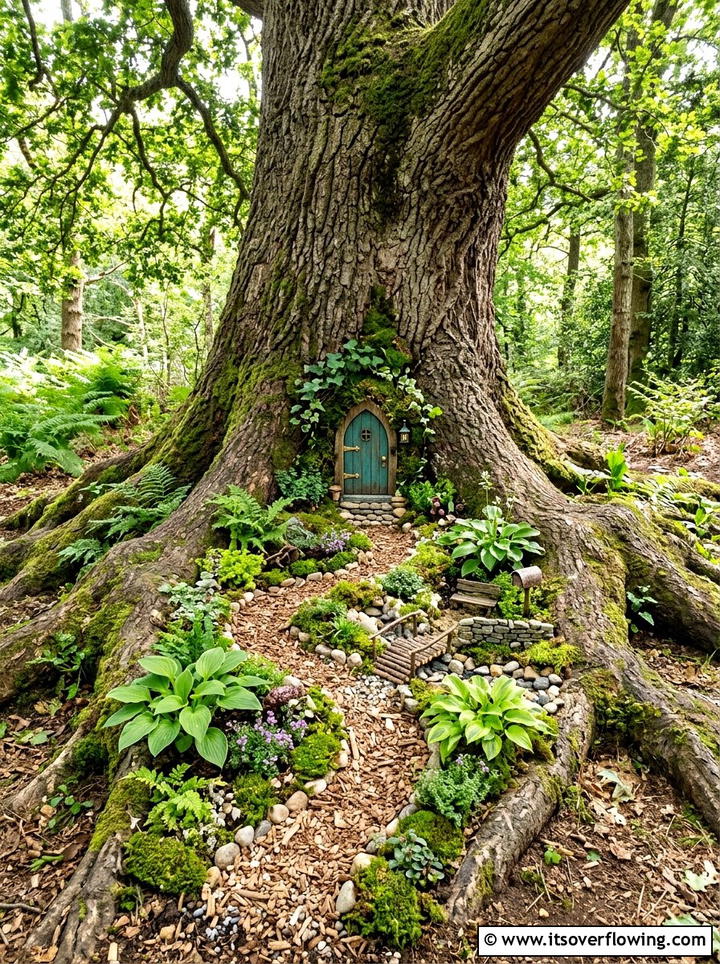 Fairy Garden Under Tree - 25 garden ideas with fairy gardens