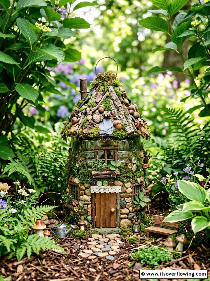 Fairy House Garden Decor - 25 recycled garden ideas with plastic bottles