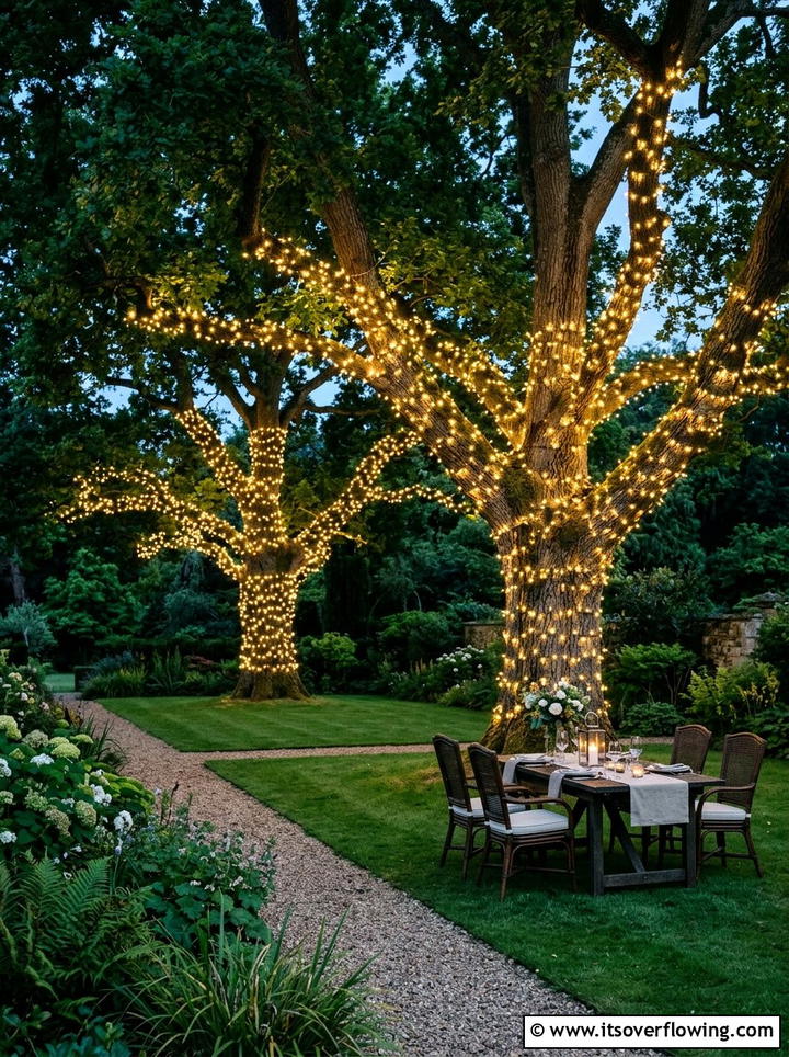 Fairy Lights For Trees - 25 garden decor ideas for birthdays