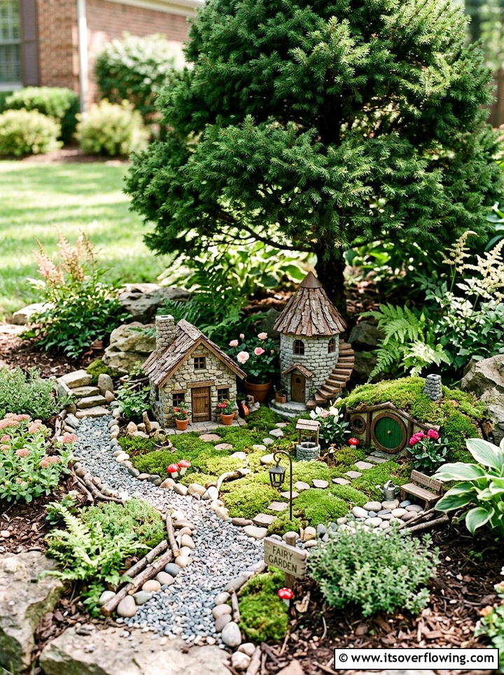Fairy garden corner - 25 cheap garden ideas for front yard