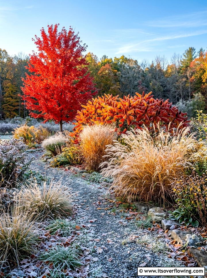 Fall Color Landscape - 25 garden ideas with native plants