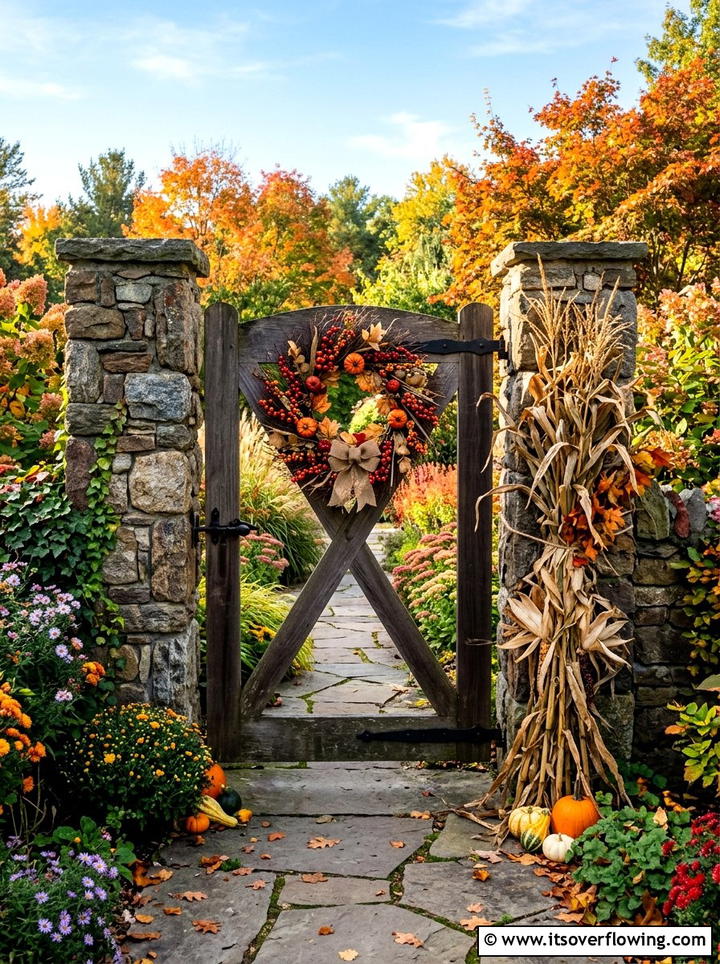 Fall Garden Gate Decor - 25 garden ideas for fall