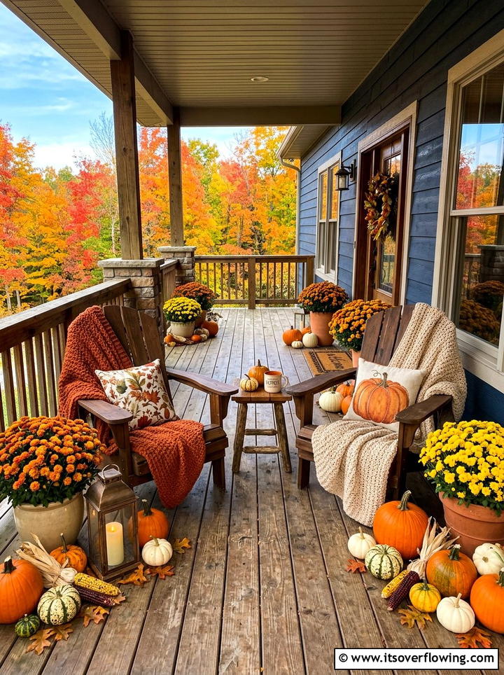 Fall Porch Seating Area - 25 front porch decor ideas for fall