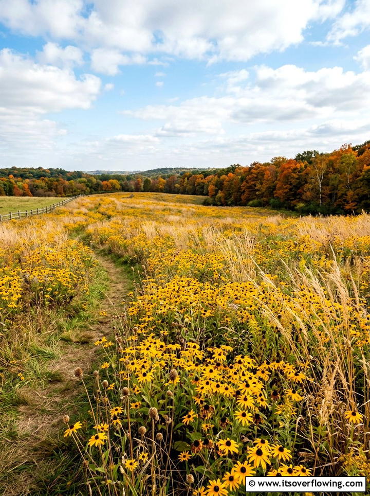 Fall Wildflower Meadow - 25 garden ideas for fall