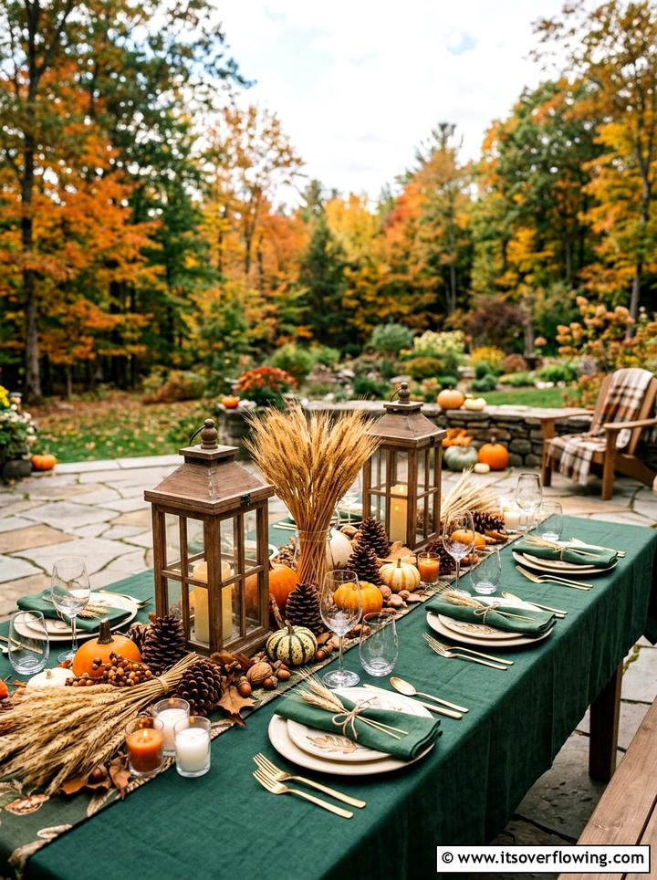 Fall tablescape decor - 25 backyard ideas for fall gatherings